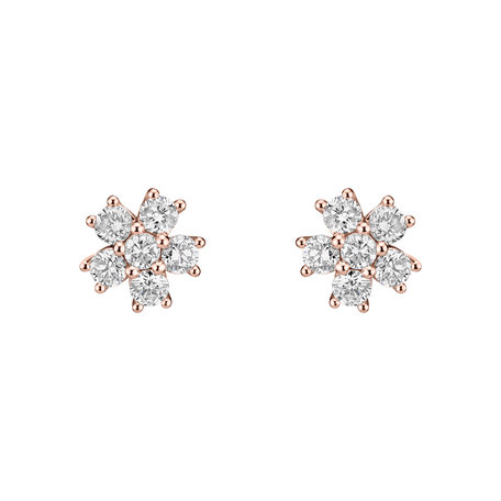 Náušnice s diamanty Sparkless