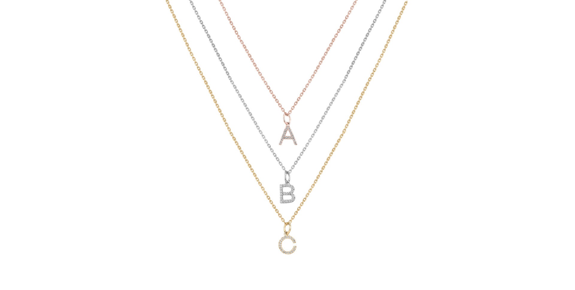 Přívěsek s diamanty Line Glitter I