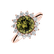 Prsten s diamanty a peridotem Stellar Sun4