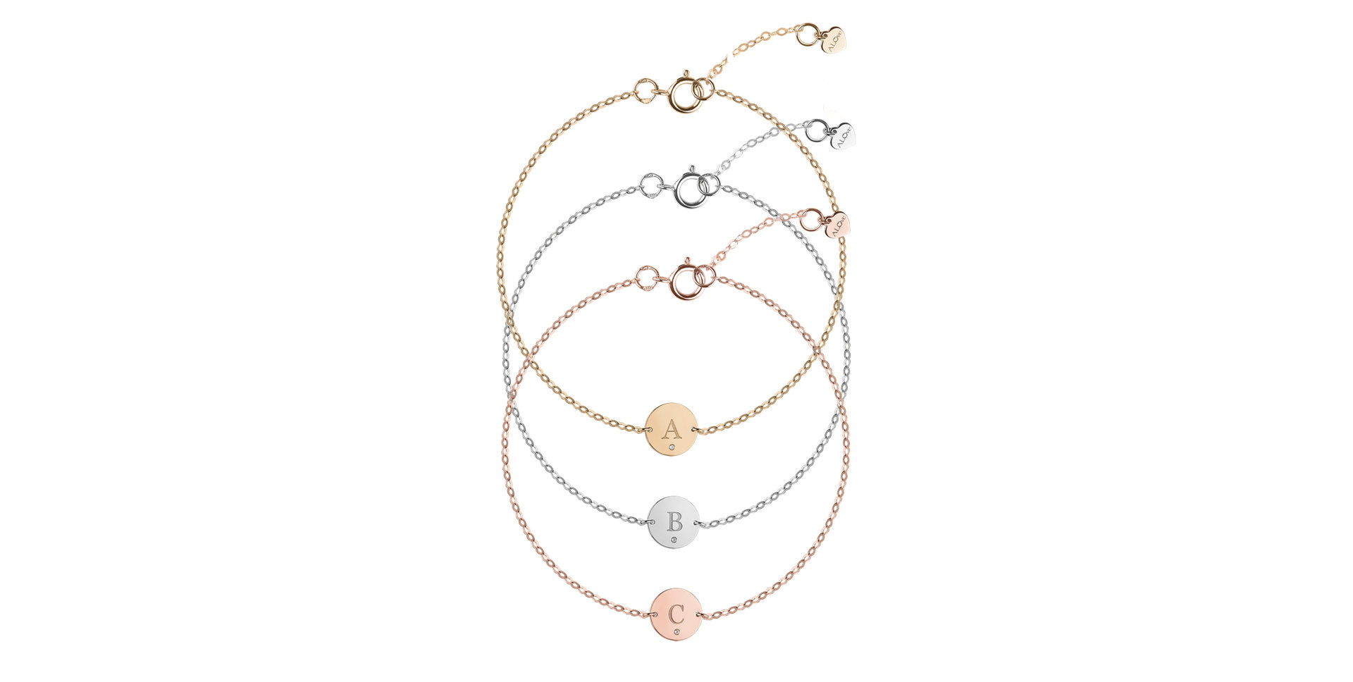 Náramek s diamantem Little Coins B