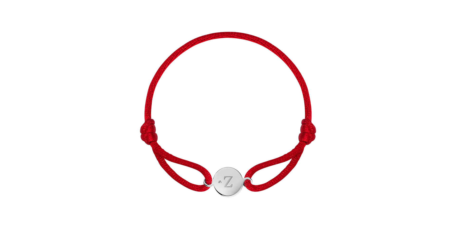 Náramek s diamantem Circle Letter Z