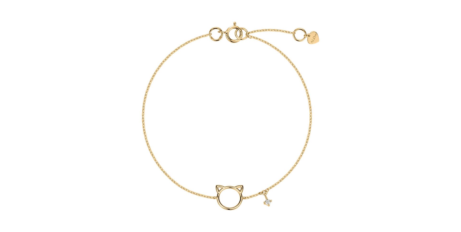 Náramek s diamantem Dear Pet