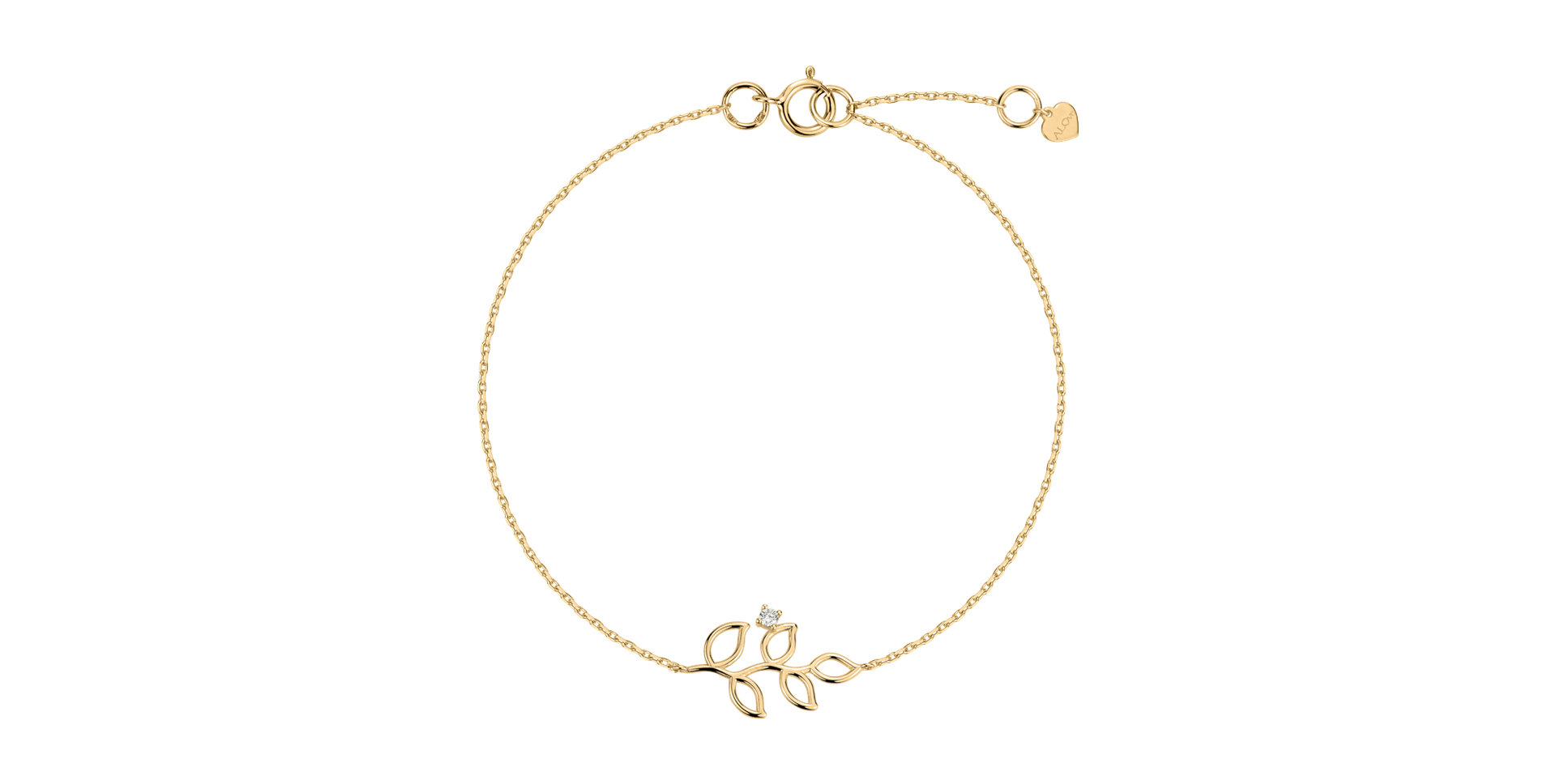 Náramek s diamantem Nature Gift