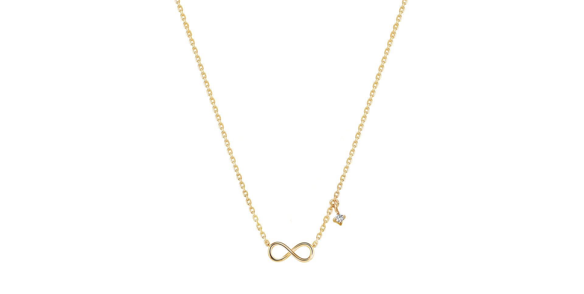 Náhrdelník s diamantem The Endless