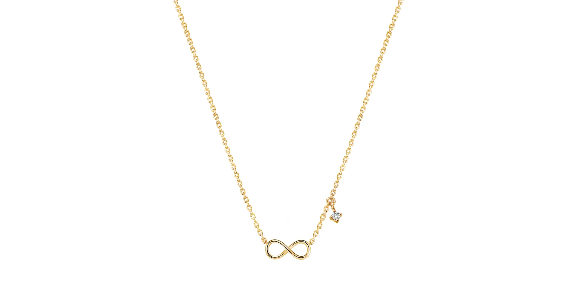 Náhrdelník s diamantem The Endless