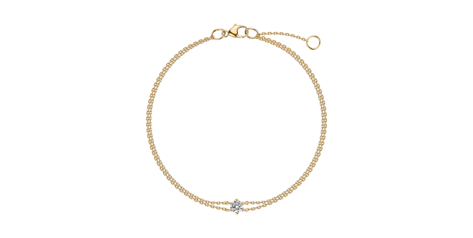 Náramek s diamantem Essential Shine
