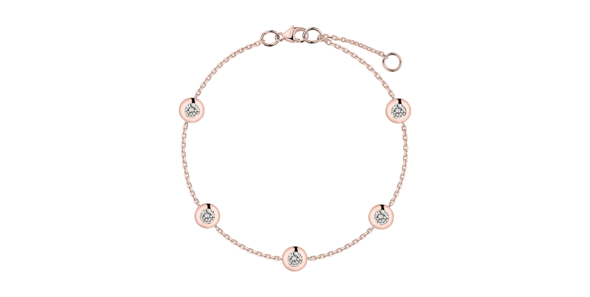 Náramek s diamanty Sparkling Dots