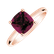 Prsten s rhodolitem Bonbon4