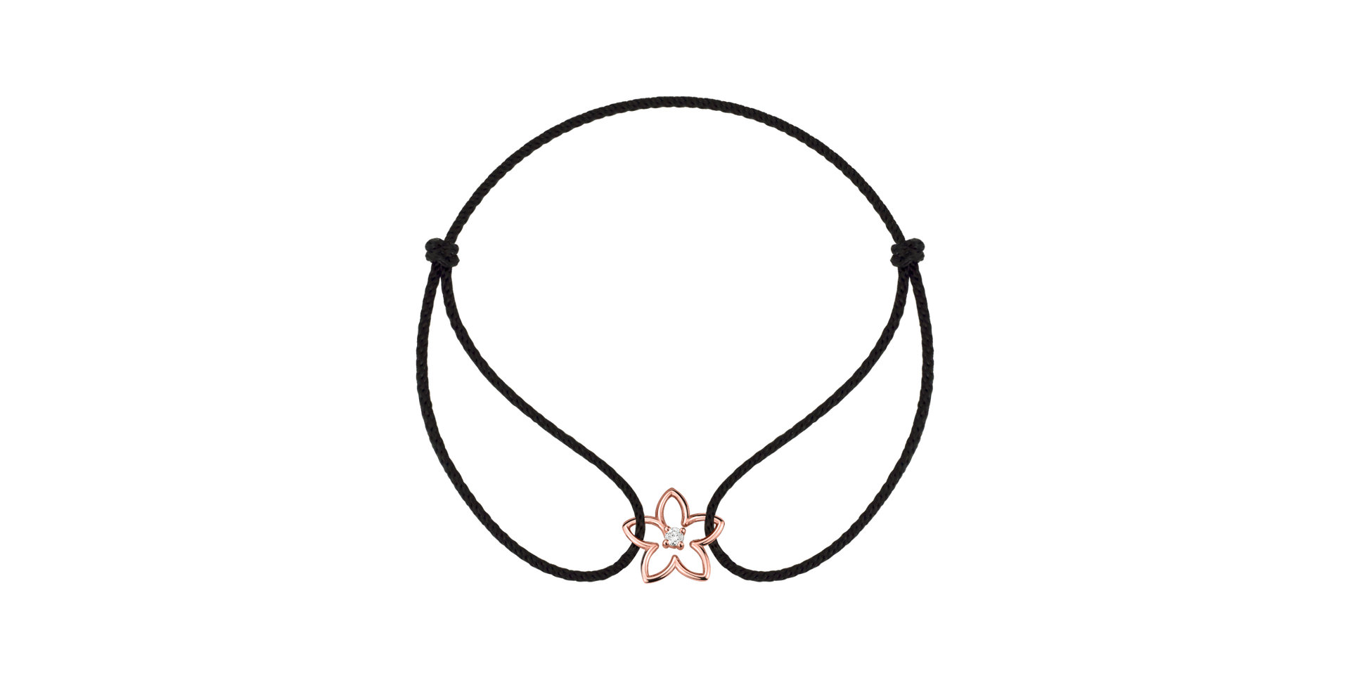 Náramek se šnůrkou Flowery Dream