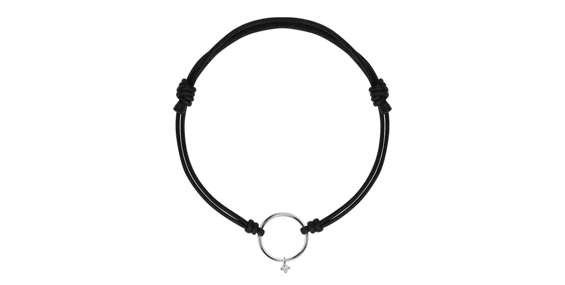 Náramek s diamantem Shiny Loop