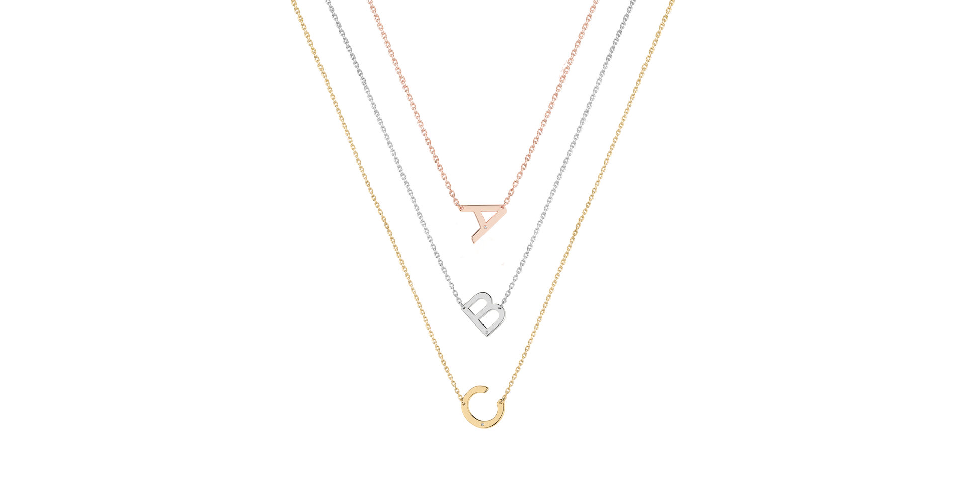 Náhrdelník s diamantem Big Laser Line L