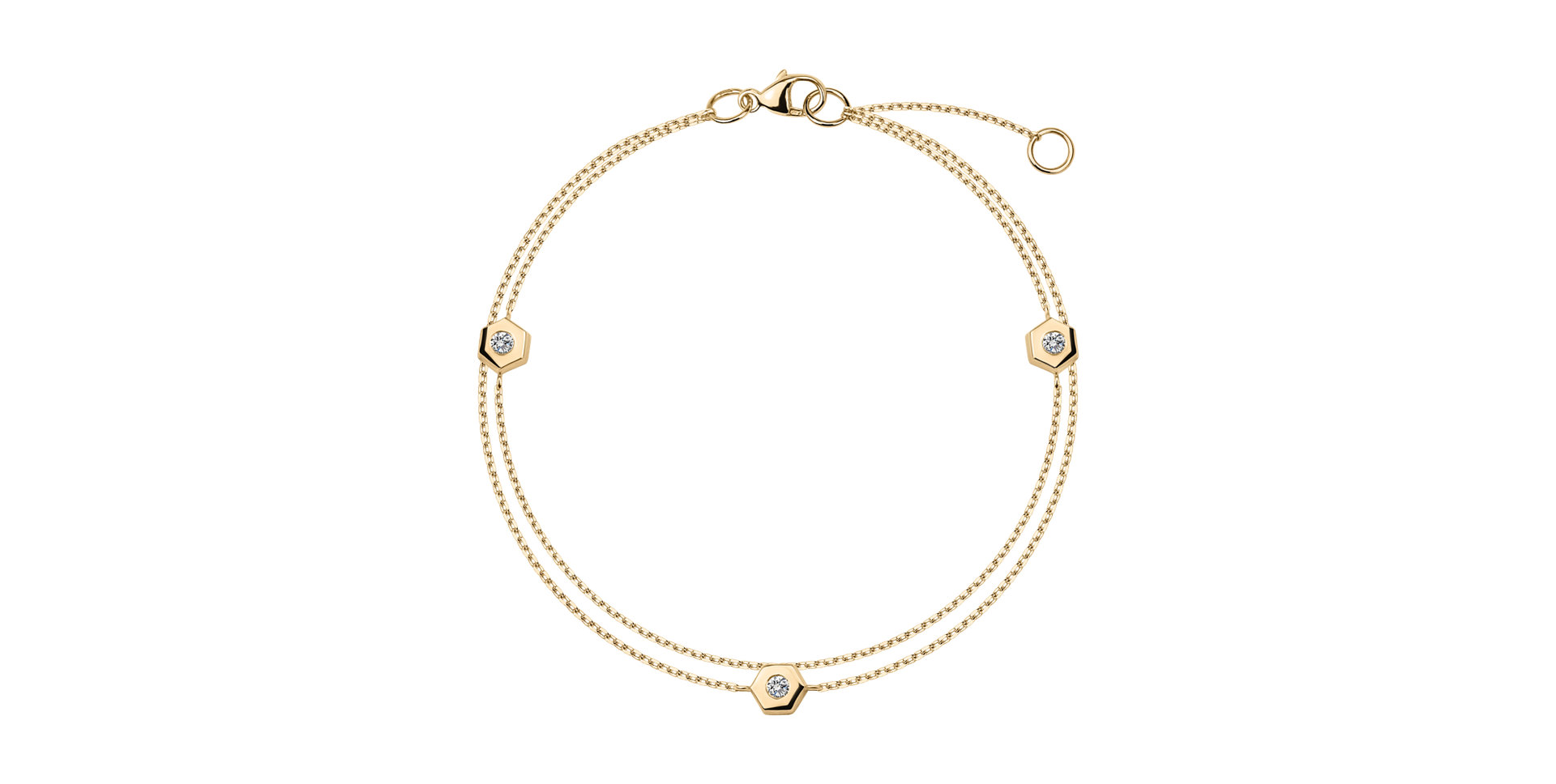 Náramek s diamanty StarlightHex