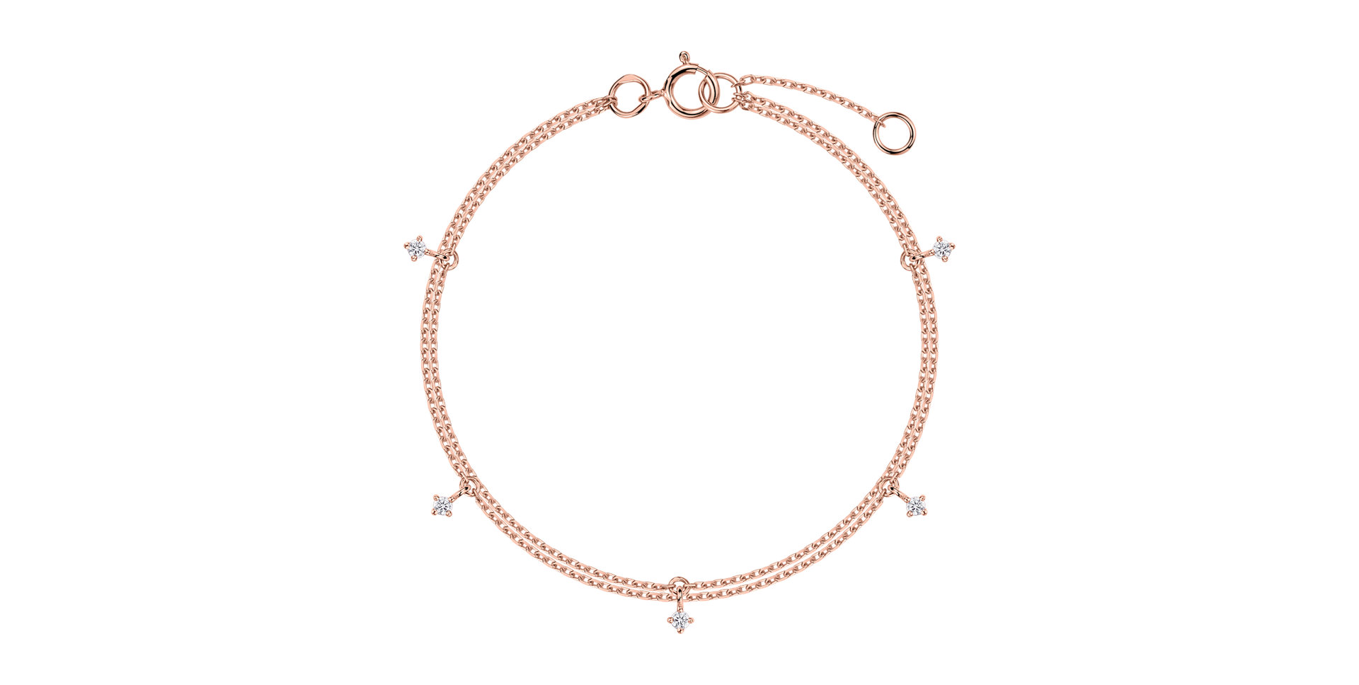 Náramek s diamanty Rumba