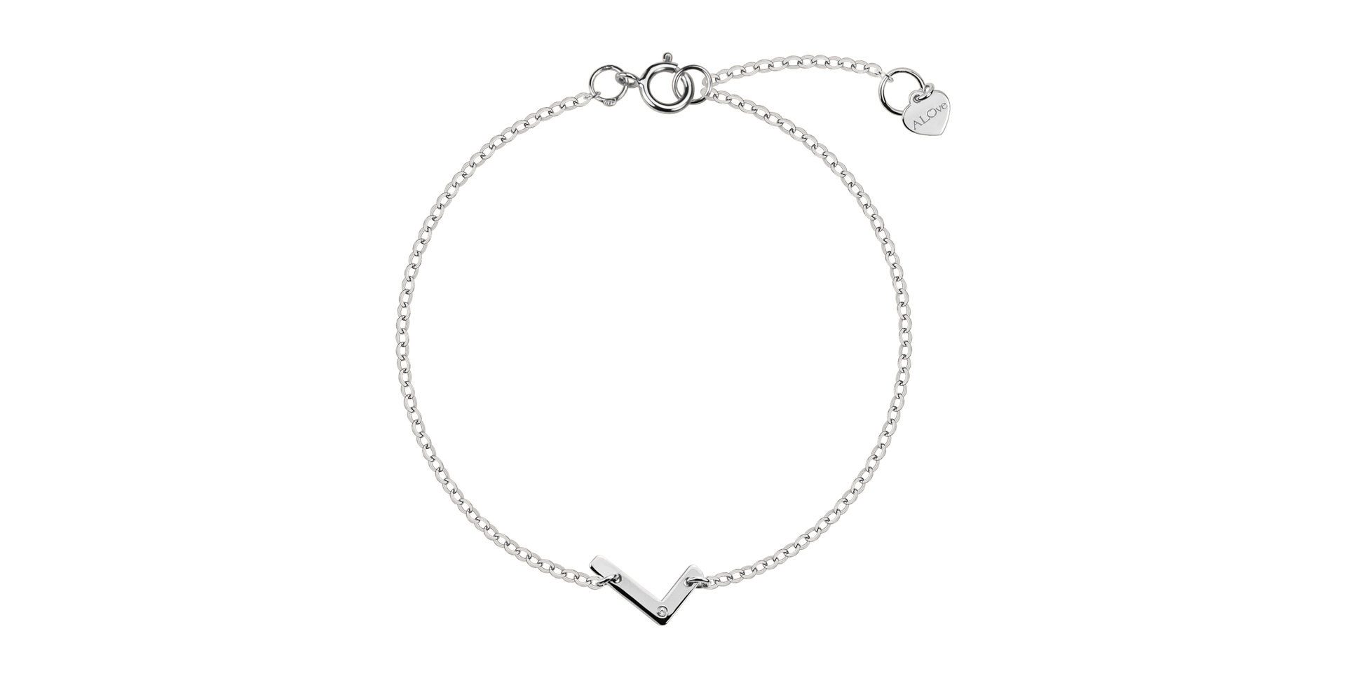 Náramek s diamantem Big Line