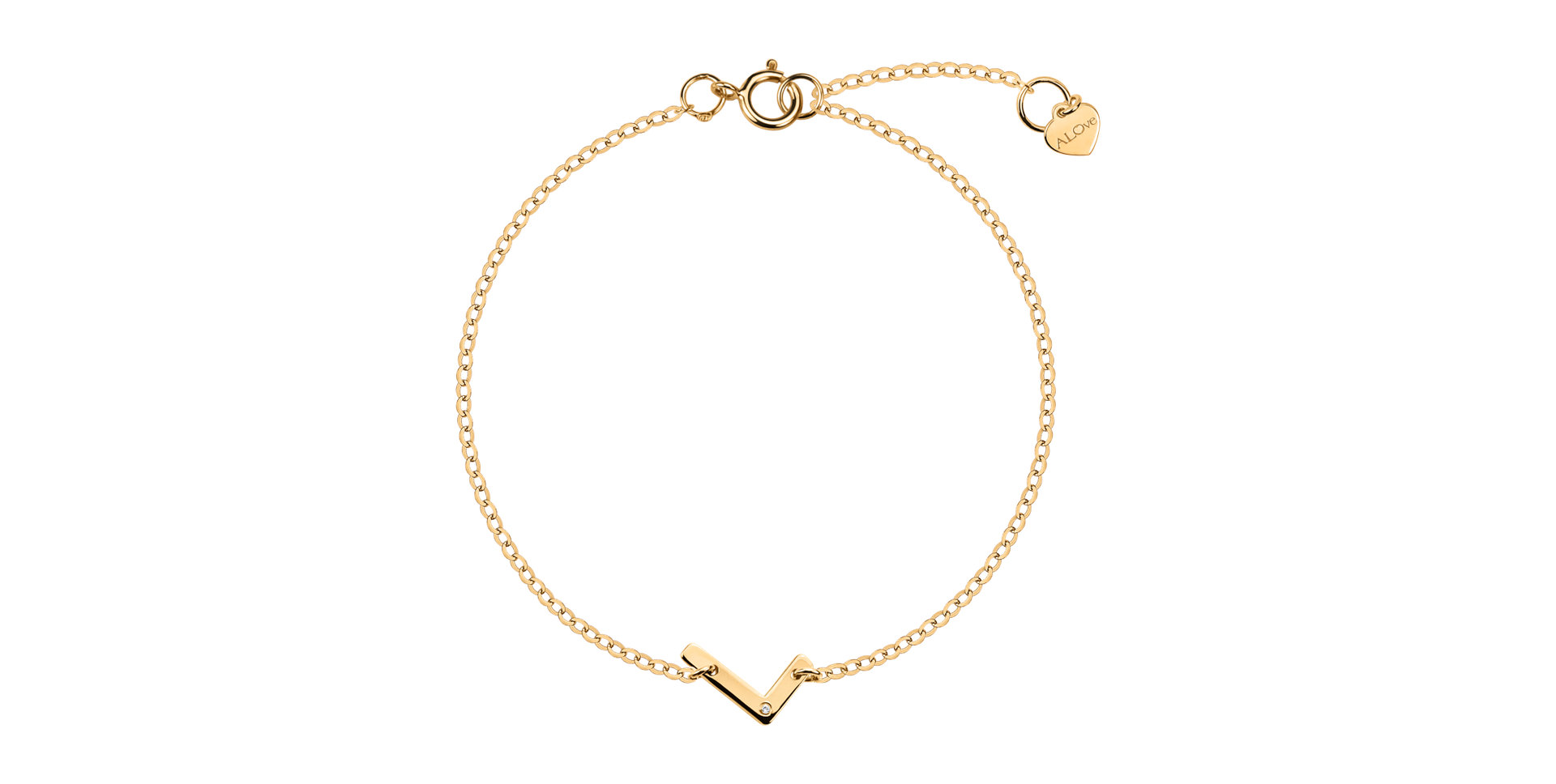 Náramek s diamantem Big Line