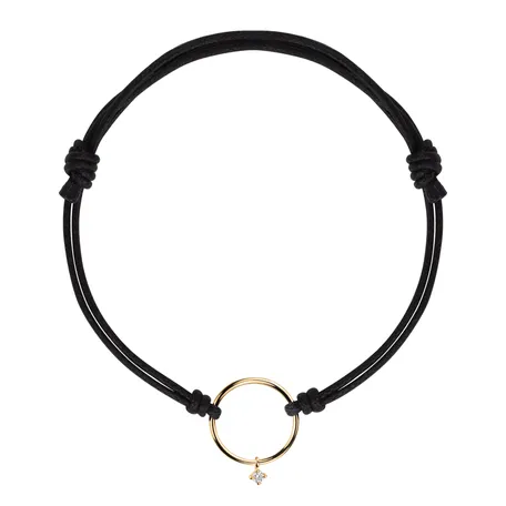 Náramek s diamantem Shiny Loop