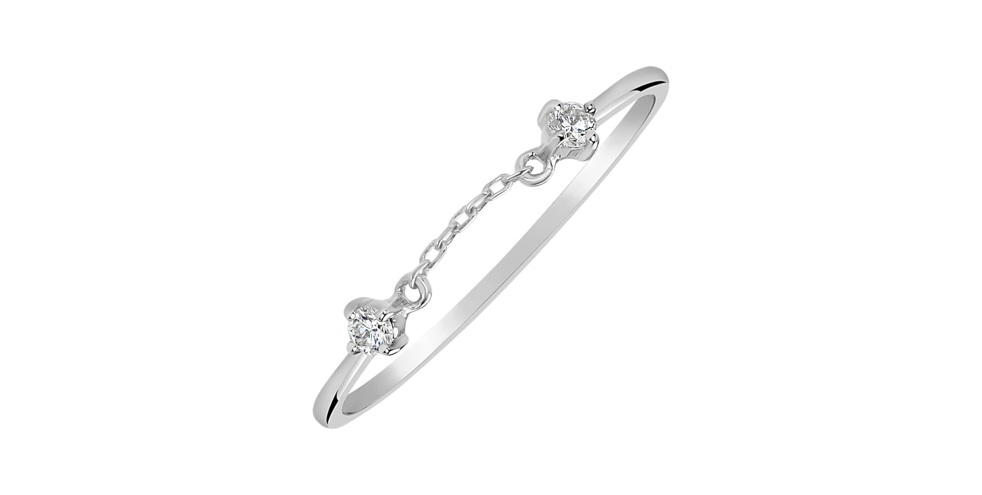 Prsten s diamanty Foxtrot