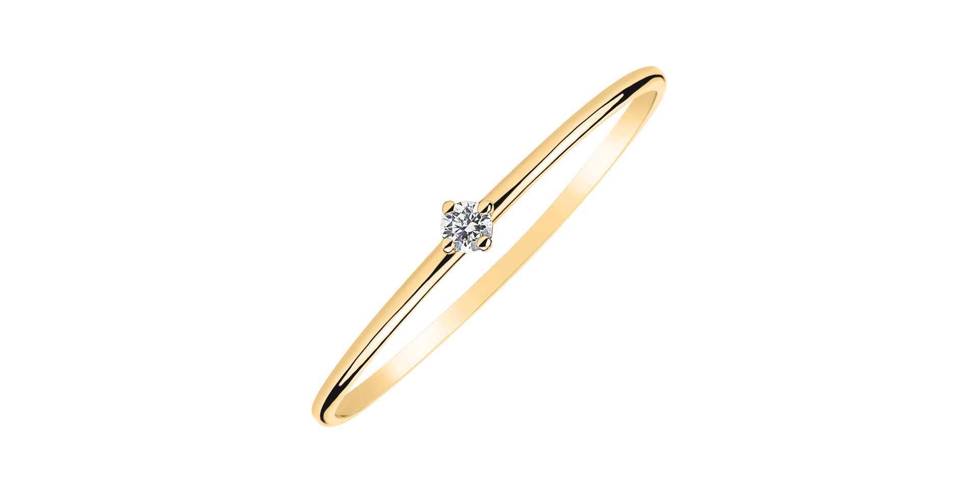 Prsten s diamantem Tango