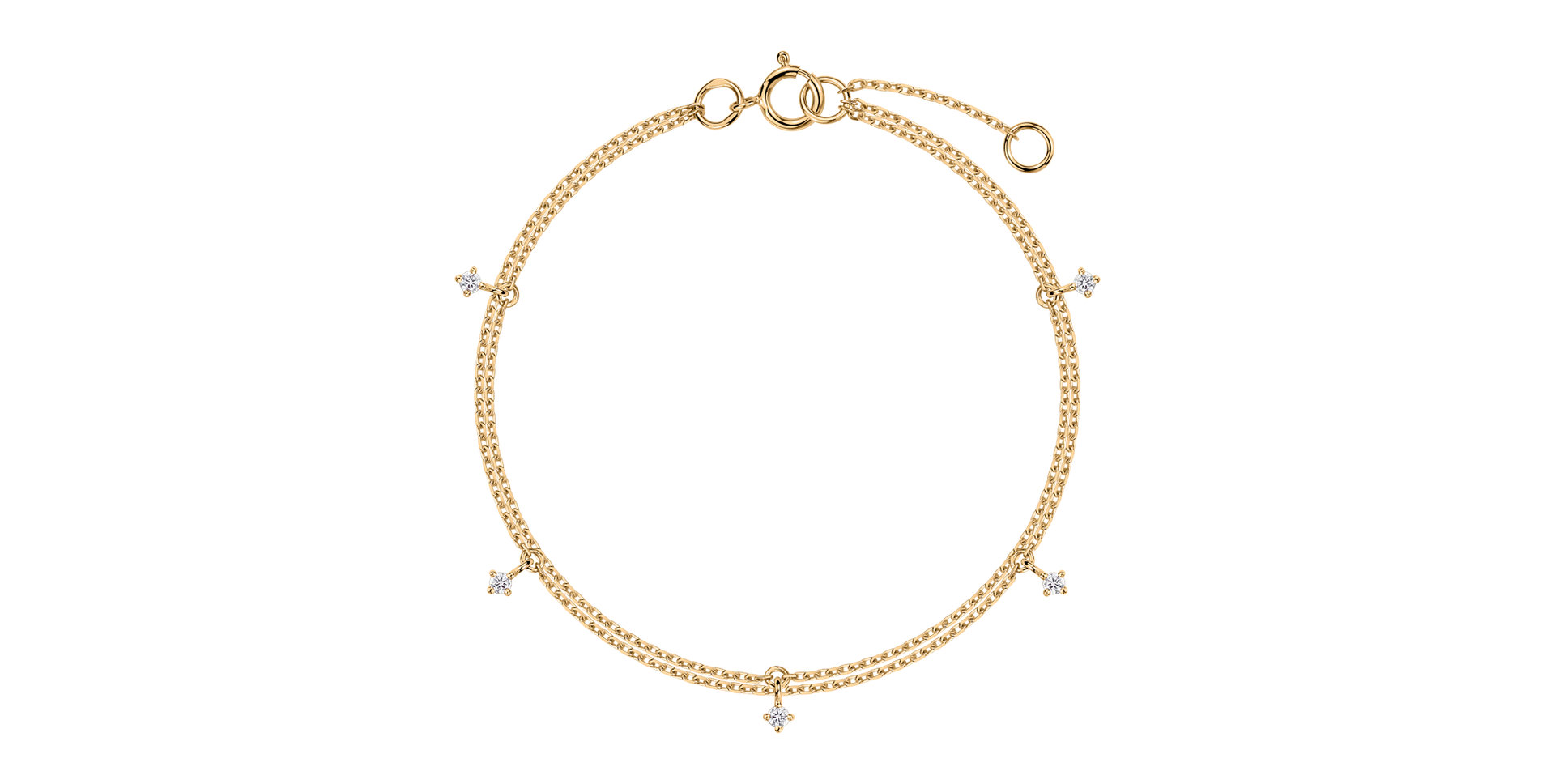 Náramek s diamanty Rumba