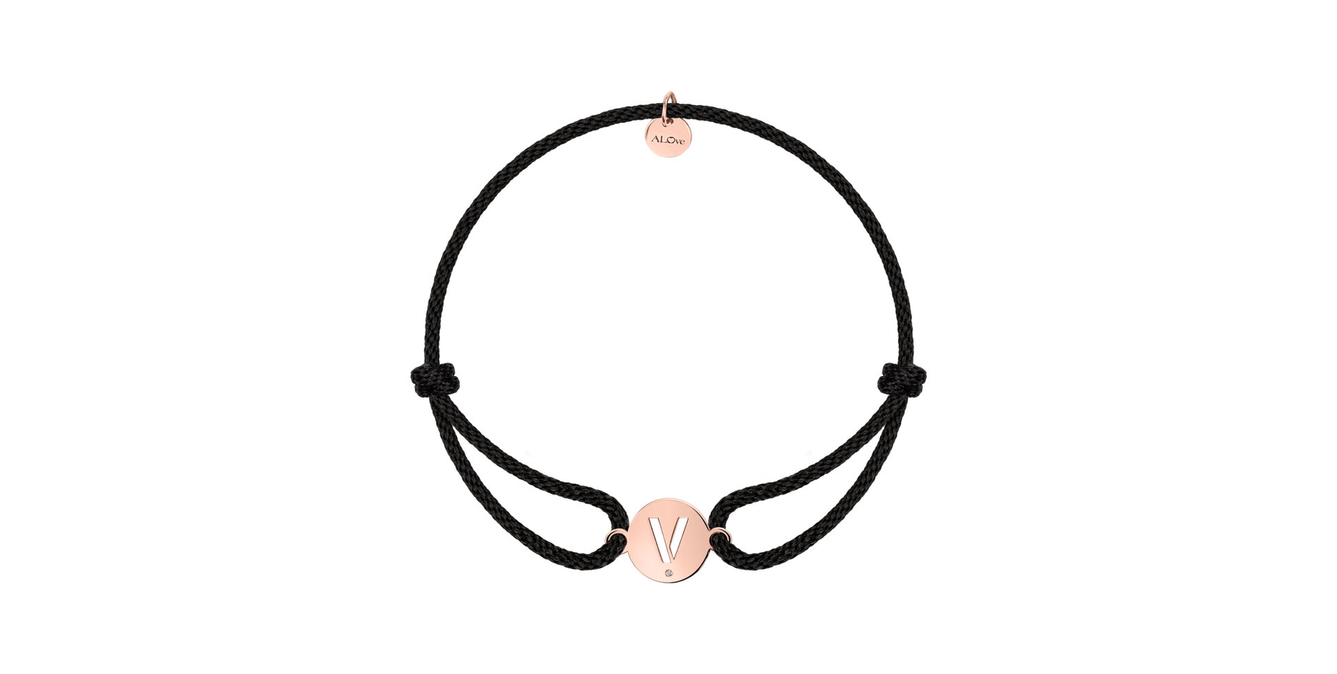 Náramek s diamantem Cut Coin V