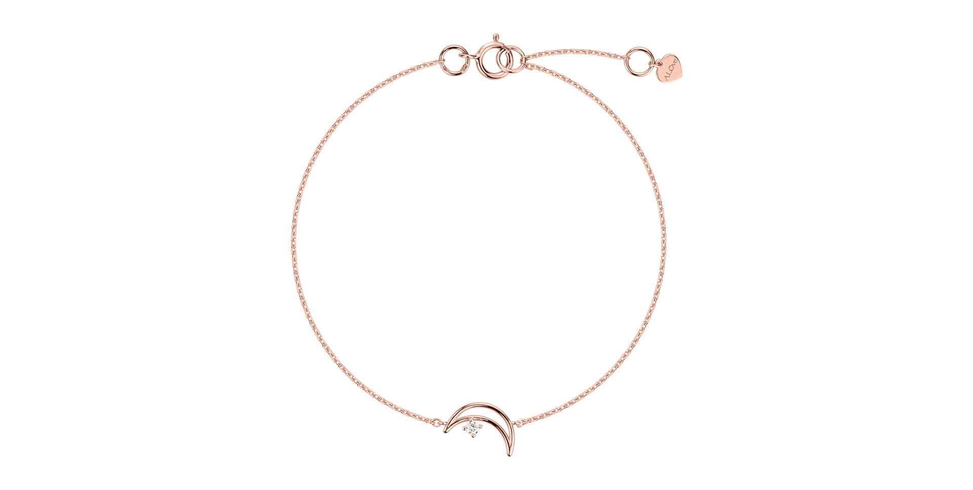 Náramek s diamantem Moonlight