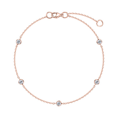 Náramek s diamanty Dot of Happiness
