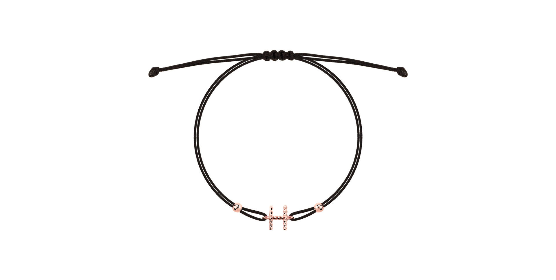 Náramek Spiral Alphabeth H