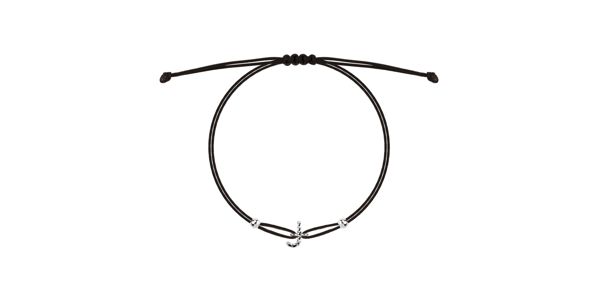 Náramek Spiral Alphabeth J