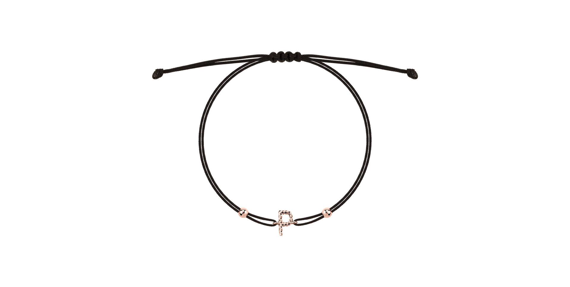 Náramek Spiral Alphabeth P