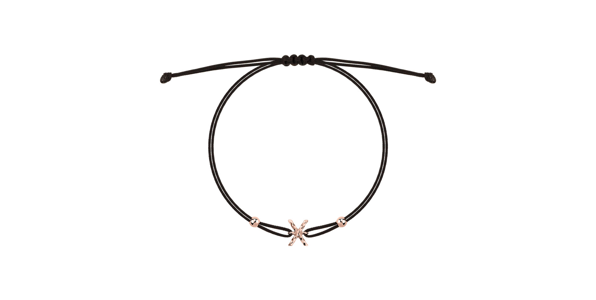 Náramek Spiral Alphabeth X