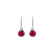 Náušnice s diamantem a rubínem Midnight Serenity4