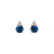 Náušnice s diamantem a topazem Midnight Serenity5