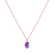 Náhrdelník s diamanty a ametystem Lauriene4