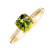 Prsten s diamanty a peridotem Melody Symphony4