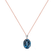 Náhrdelník s diamantem a topazem Annelise4
