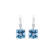 Náušnice s diamantem a topazem Mirabel4
