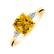 Prsten s diamanty a citrínem Mirabel3