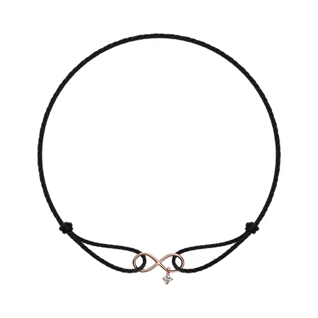 Náramek s diamantem Infinity Bond