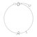 Náramek s diamantem Curly Letter A3