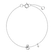 Náramek s diamantem Curly Letter E3