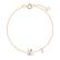 Náramek s diamantem Curly Letter L3