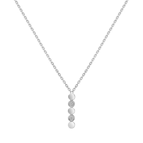 Náhrdelník s diamanty Shiny Dots