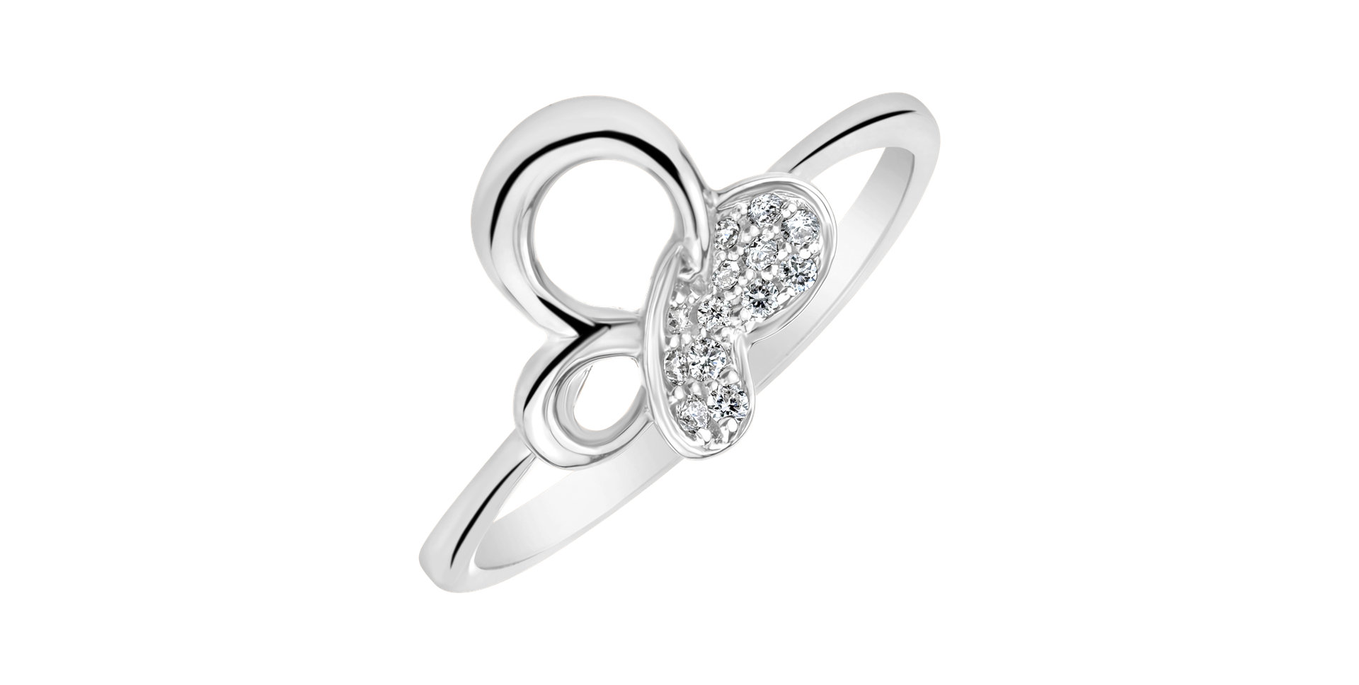 Prsten s diamanty Faelion