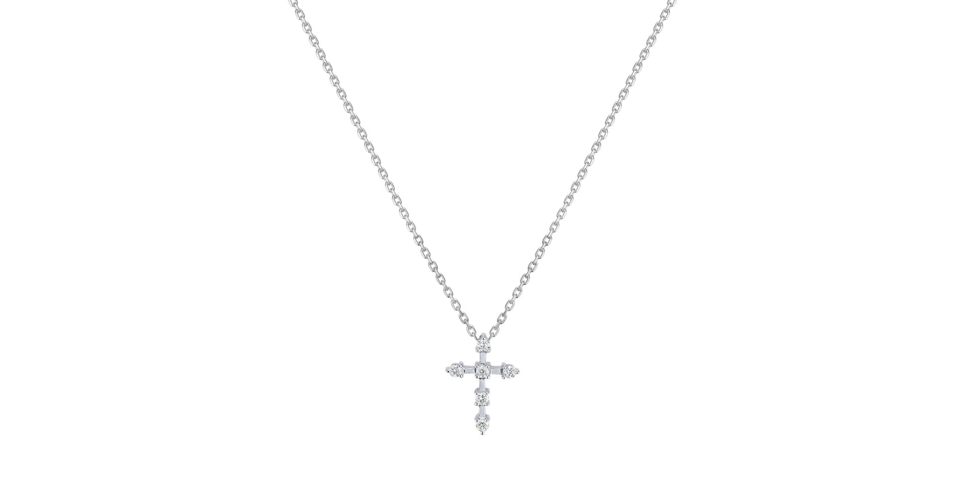 Náhrdelník s diamanty Sparkling Cross