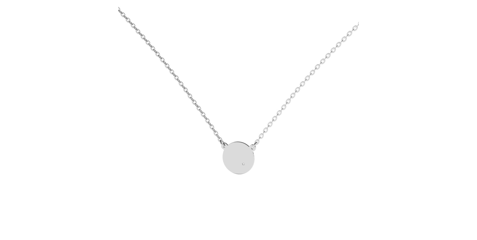 Náhrdelník s diamantem Moonlight