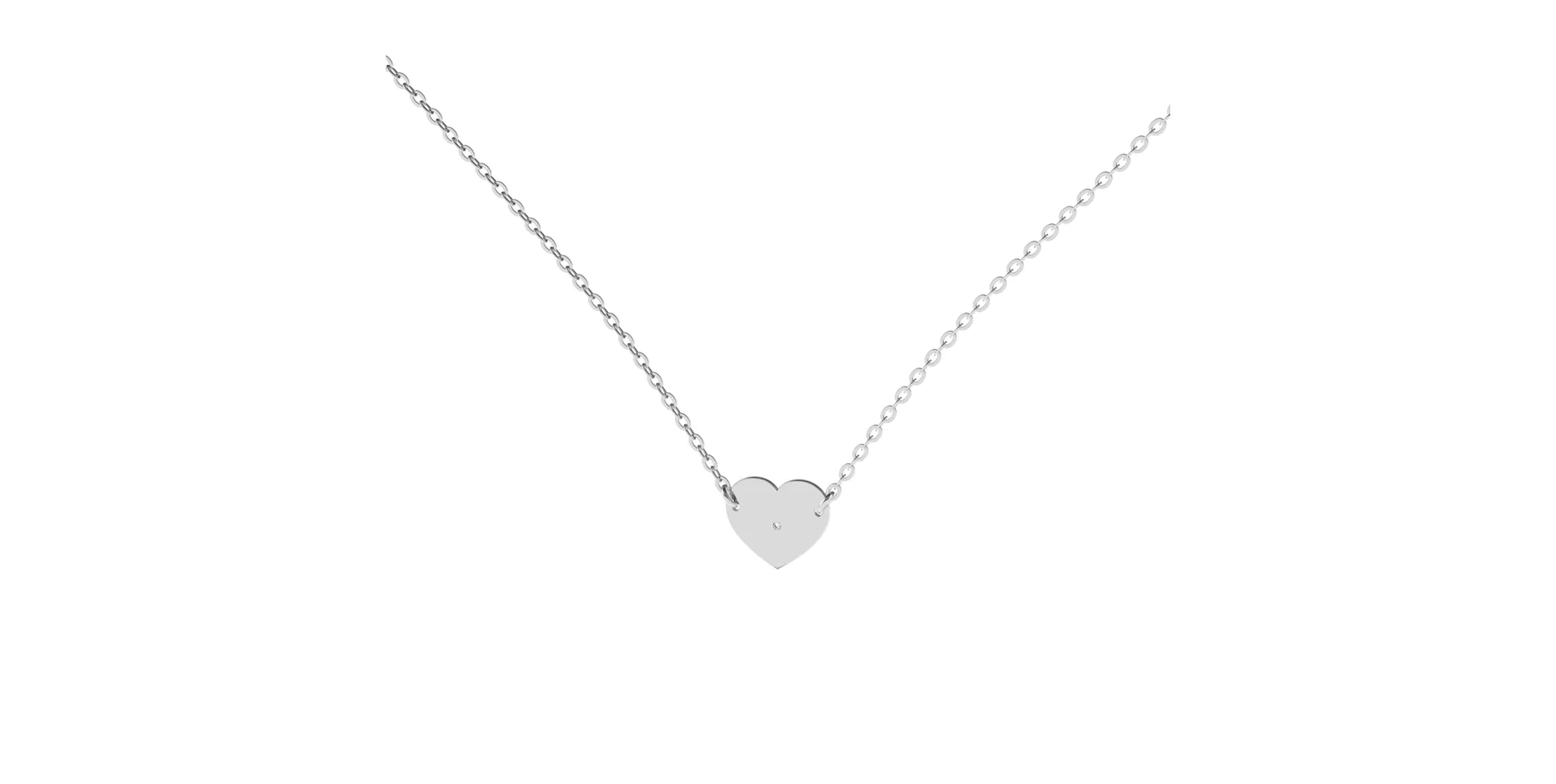 Náhrdelník s diamantem My Love