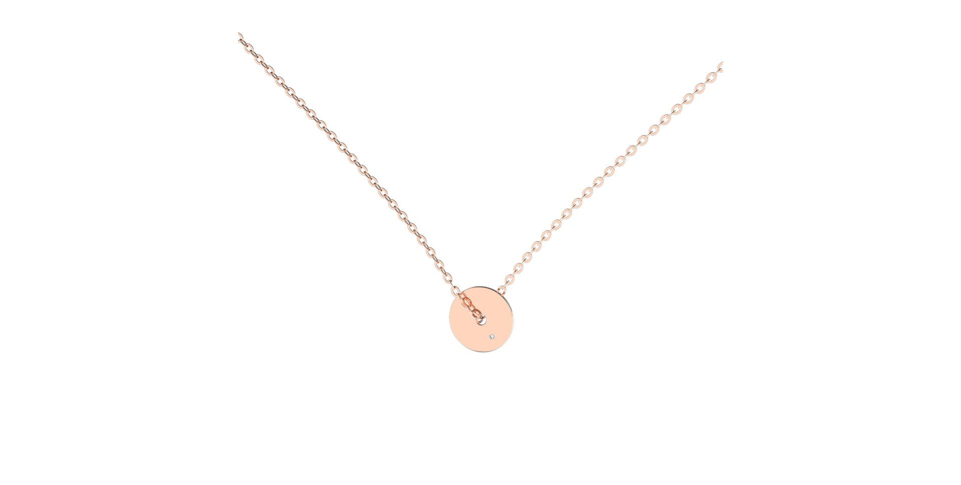 Náhrdelník s diamantem My World