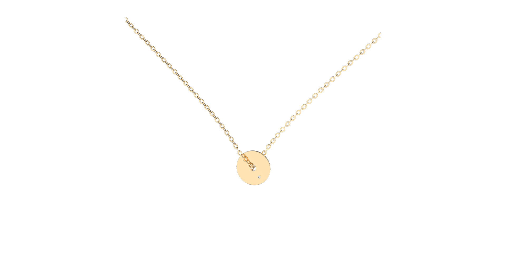 Náhrdelník s diamantem My World