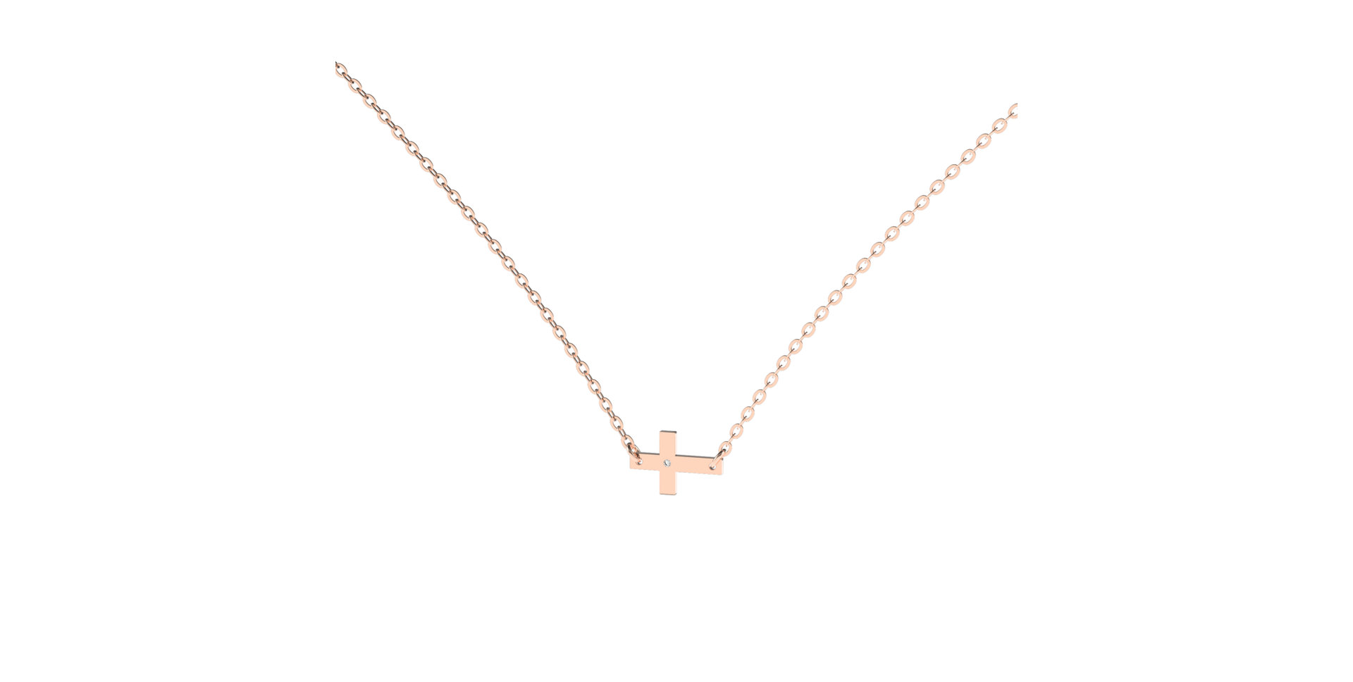 Náhrdelník s diamantem My Faith