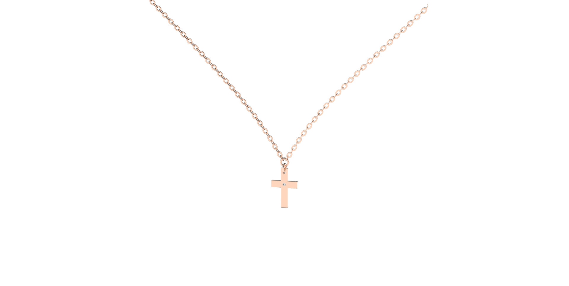 Náhrdelník s diamantem Believe